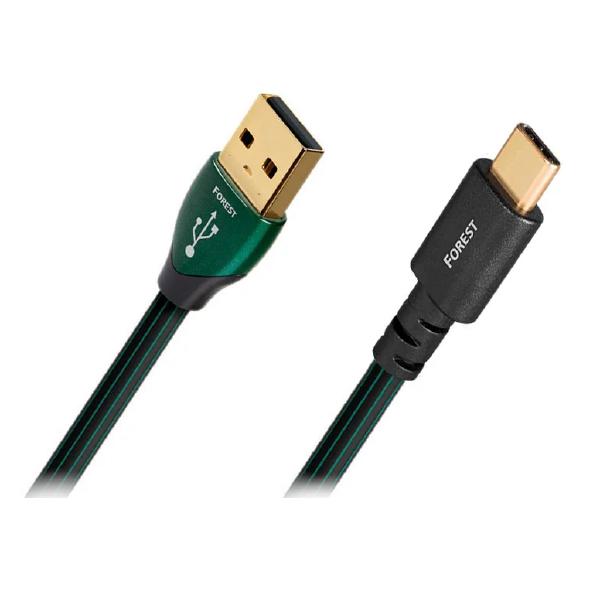 Кабель USB AudioQuest Forest USB-A/USB-C 1.5 m, Кабели и разъёмы, Кабель USB