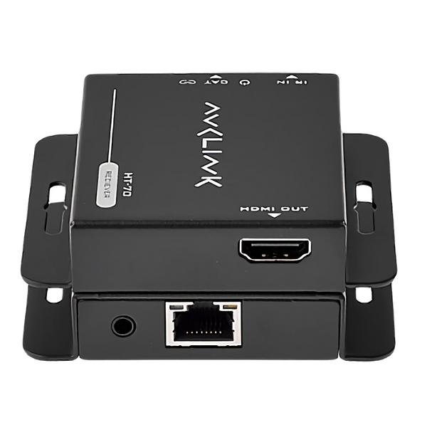 HDMI-удлинитель AVCLINK Приемник и передатчик HDMI-сигнала HT-70 hdmi 1x2 hdcp 2 2 4k 60hz cascade hdr hdmi splitter 4k 1in 2 out support uhd edid for ps4