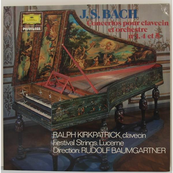 

Винтажная виниловая пластинка BACH - CONCERTOS POUR CLAVECIN ET ORCHESTRE № 1, 4 ET 5 (RALPH KIRKPATRICK)