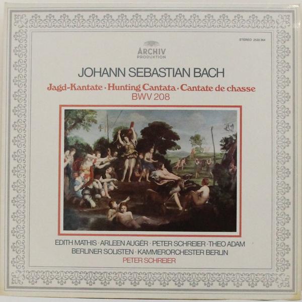 Винтажная виниловая пластинка BACH - JAGD-KANTATE BWV 208 (KAMMERORCHESTER BERLIN)