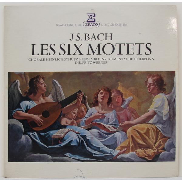 Винтажная виниловая пластинка J.S. BACH - LES SIX MOTETS (CHORALE HEINRICH SCHUTZ ENSEMBLE INSTRUMENTAL DE HEILBRONN)