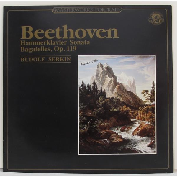 Винтажная виниловая пластинка BEETHOVEN - HAMMERKLAVIER SONATA, BAGATELLES OP. 119 (RUDOLF SERKIN)