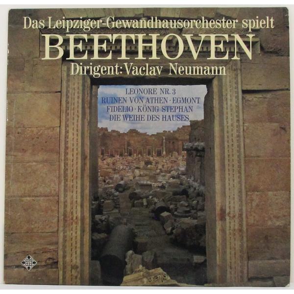 Винтажная виниловая пластинка BEETHOVEN - LEONORE № 3, RUINEN VON ATHEN, EGMONT, FIDELIO, KONIG STEPHAN, DIE WEIHE DES HAUSES (VACLAV NEUMANN)