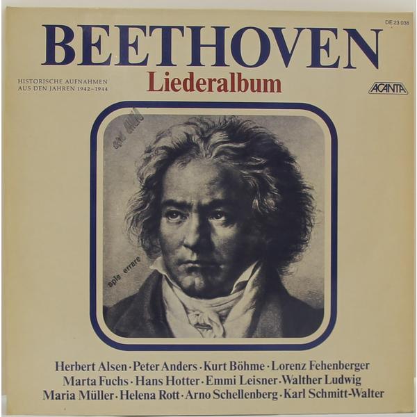 

Винтажная виниловая пластинка BEETHOVEN - LIEDERALBUM (ADOLF STEINER, MICHAEL RAUCHEISEN, PAUL RICHARTS)