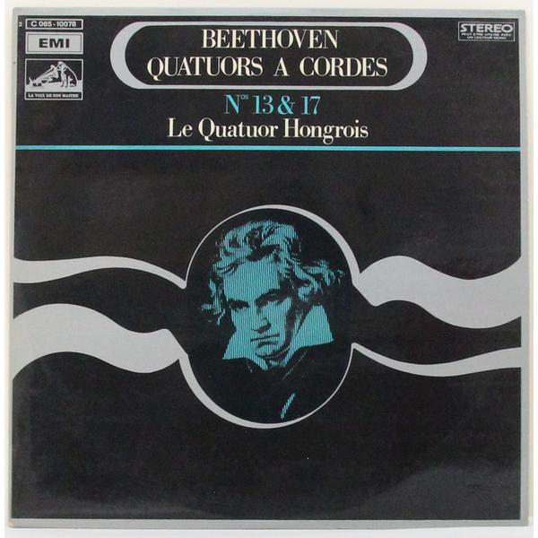 Винтажная виниловая пластинка BEETHOVEN - QUATUORS A CORDES № 13 17 (DISQUE 8) (LE QUATUOR HONGROIS)