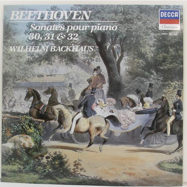 Винтажная виниловая пластинка BEETHOVEN - SONATES POUR PIANO 30, 31 32 (WILHELM BACKHAUS)