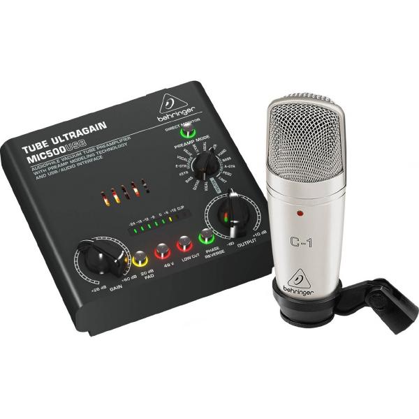 цена Комплект для домашней студии с микрофоном Behringer VOICE STUDIO