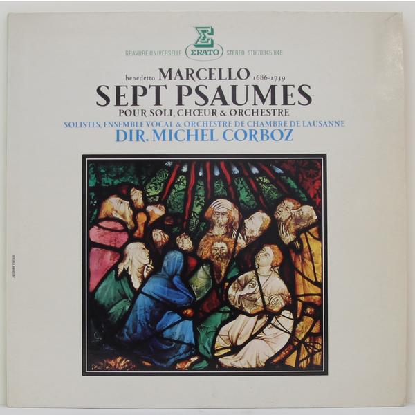 Винтажная виниловая пластинка BENEDETTO MARCELLO - SEPT PSAUMES (ENSEMBLE VOCAL   ORCHESTRE DE CHAMBRE DE LAUSANNE)
