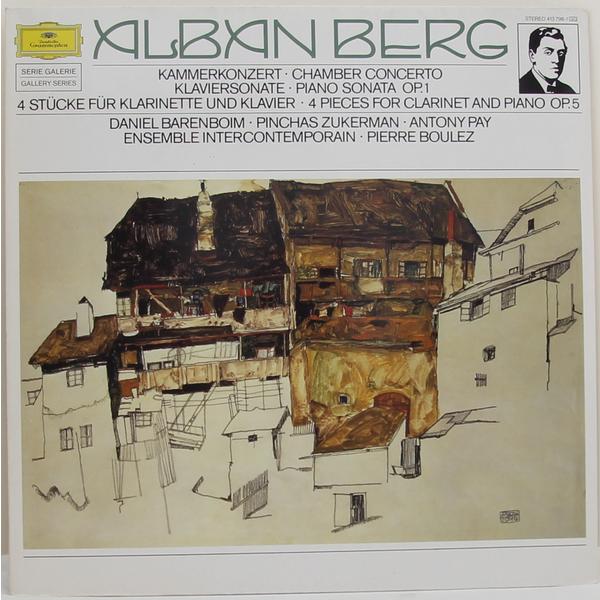 Винтажная виниловая пластинка BERG - KLAVIERSONATE OP. 1, 4 STUCKE FUR KLARINETTE UND KLAVIER OP.5 (DANIEL BARENBOIM, PINCHAS ZUKERMAN, ANTONY PAY)
