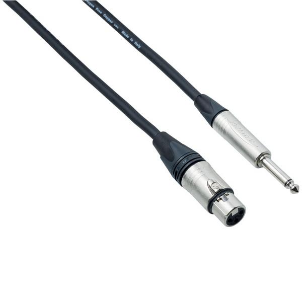 Кабель микрофонный Bespeco NCMA600 (XLR-Jack 6.3) 6 m кабель микрофонный bespeco ncma600 xlr jack 6 3 6 m