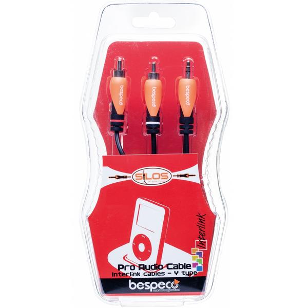 

Кабель miniJack-2RCA Bespeco, SLYMSR500 5 m