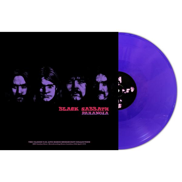 black sabbath paranoia 1xlp purple lp Black Sabbath Black Sabbath - Paranoia: Bbc Sunday Show, London 1970 (colour)