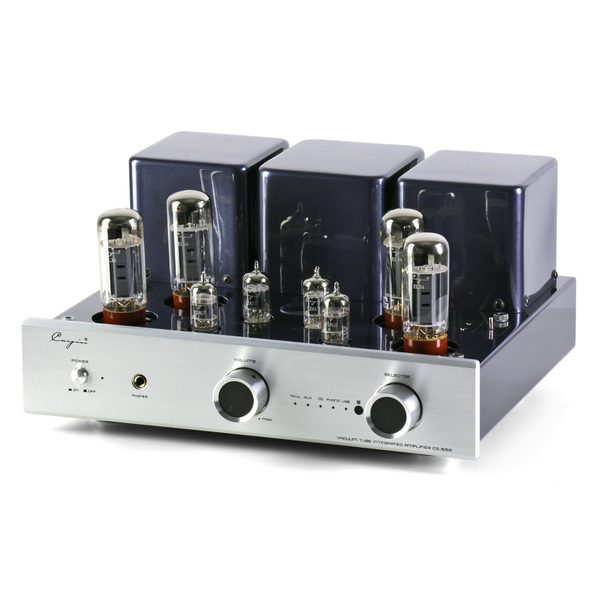 

Ламповый стереоусилитель Cayin, CS-55A (EL34) Silver (уценённый товар)