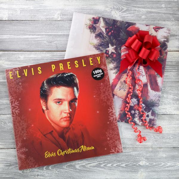 Новогодний подарочный набор  ELVIS CHRISTMAS ALBUM. MIDDLE  с виниловой пластинкой Элвиса Пресли - фото 2