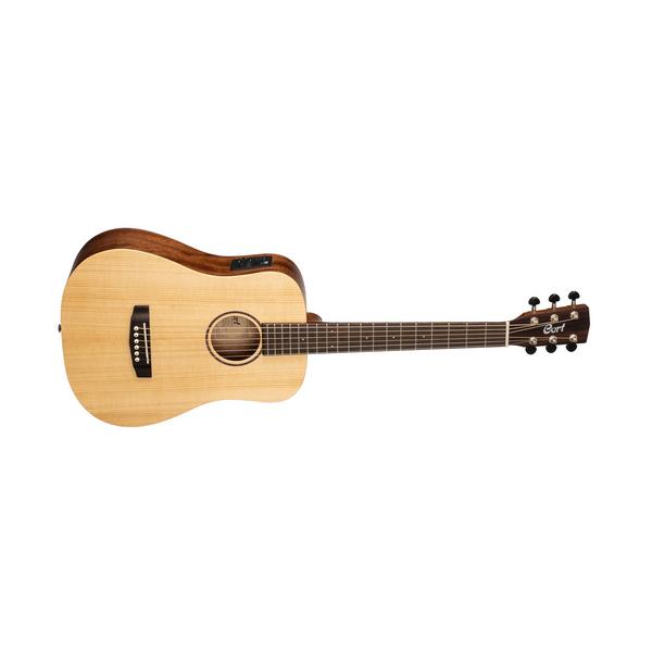 Электроакустическая гитара Cort Earth Mini E Adirondack Open Pore электроакустическая гитара cort ad880ce bk standard series с вырезом черная