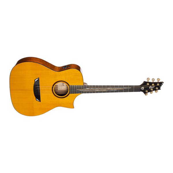 цена Электроакустическая гитара Cort LUXE-II-WCASE Natural Glossy