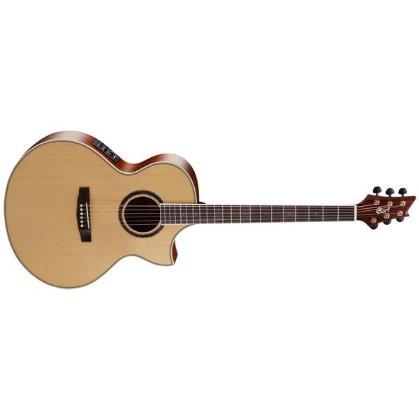 электроакустическая гитара cort ga5f bw natural satin натуральный Электроакустическая гитара Cort NDX Baritone Natural Satin