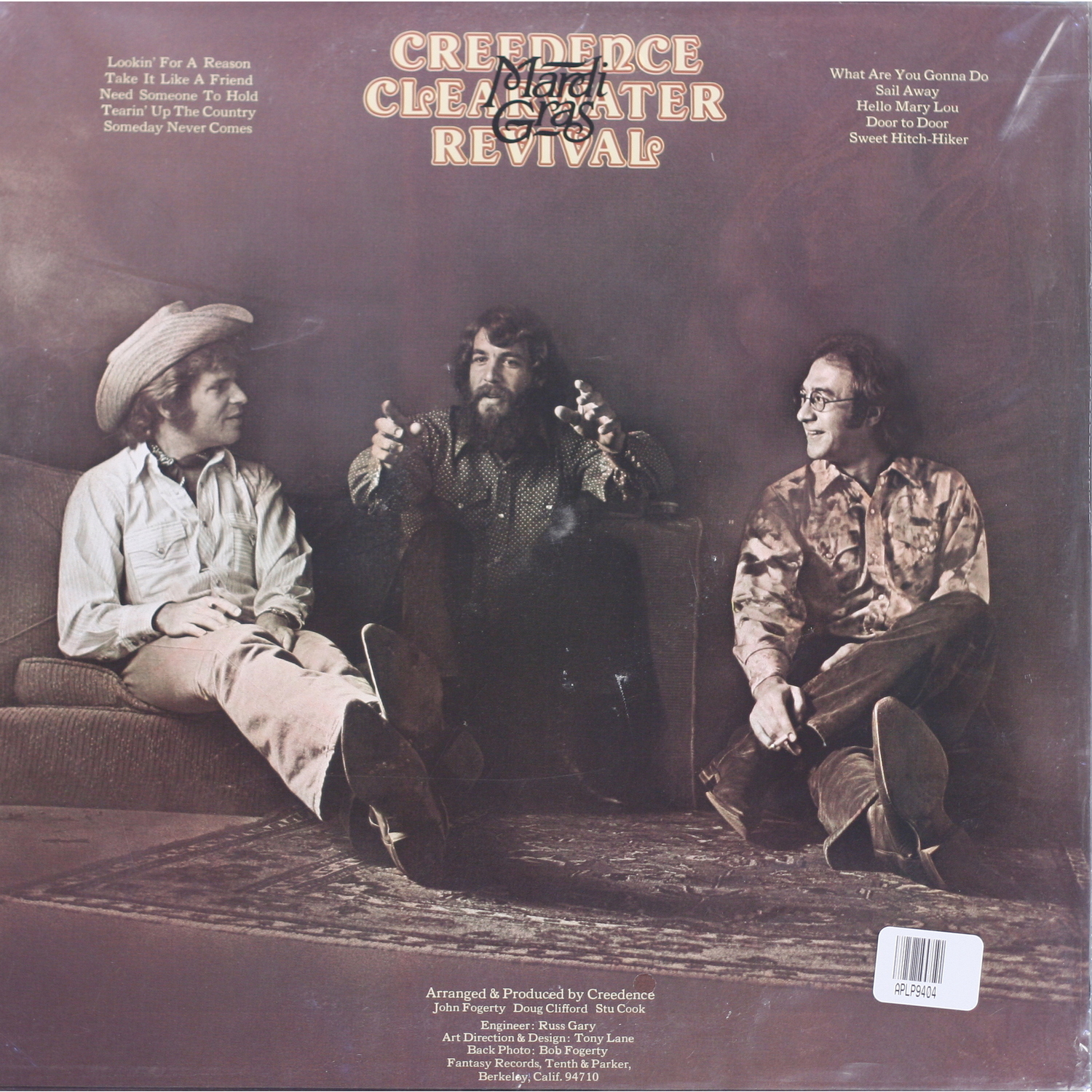 Виниловая пластинка CREEDENCE CLEARWATER REVIVAL - MARDI GRAS (180 GR ...