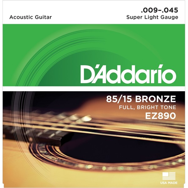 Струны для акустической гитары D'Addario EZ890, Музыкальные инструменты и аппаратура, Струны для акустической гитары