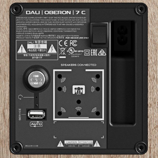 Активная напольная акустика DALI Oberon 7 C Black Ash - фото 3