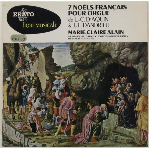 Винтажная виниловая пластинка L.-C. D/'AQUIN J.-F. DANDRIEU - 7 NOELS FRANCAIS POUR ORGUE (MARIE-CLAIRE ALAIN)