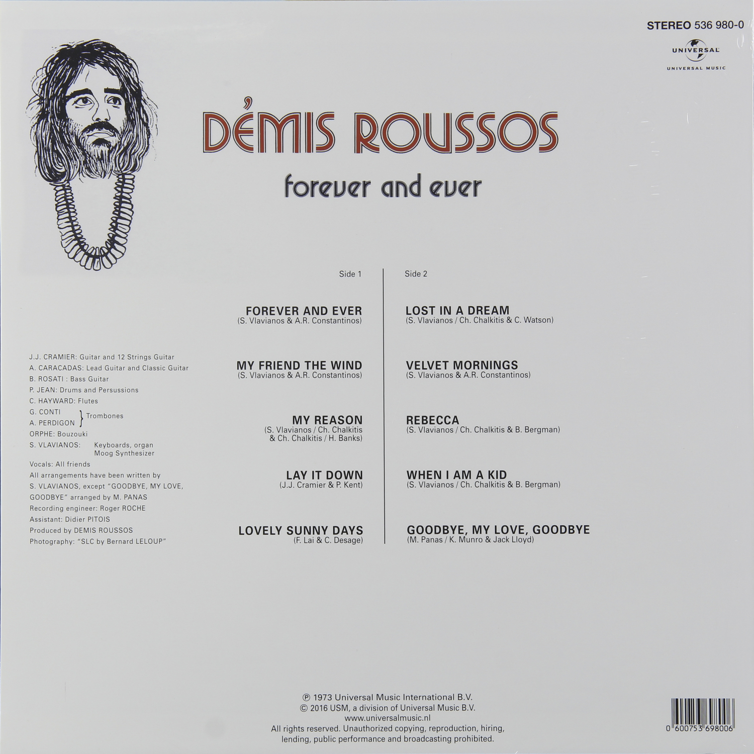 Комплект виниловых пластинок «Большой успех» Демис Руссос