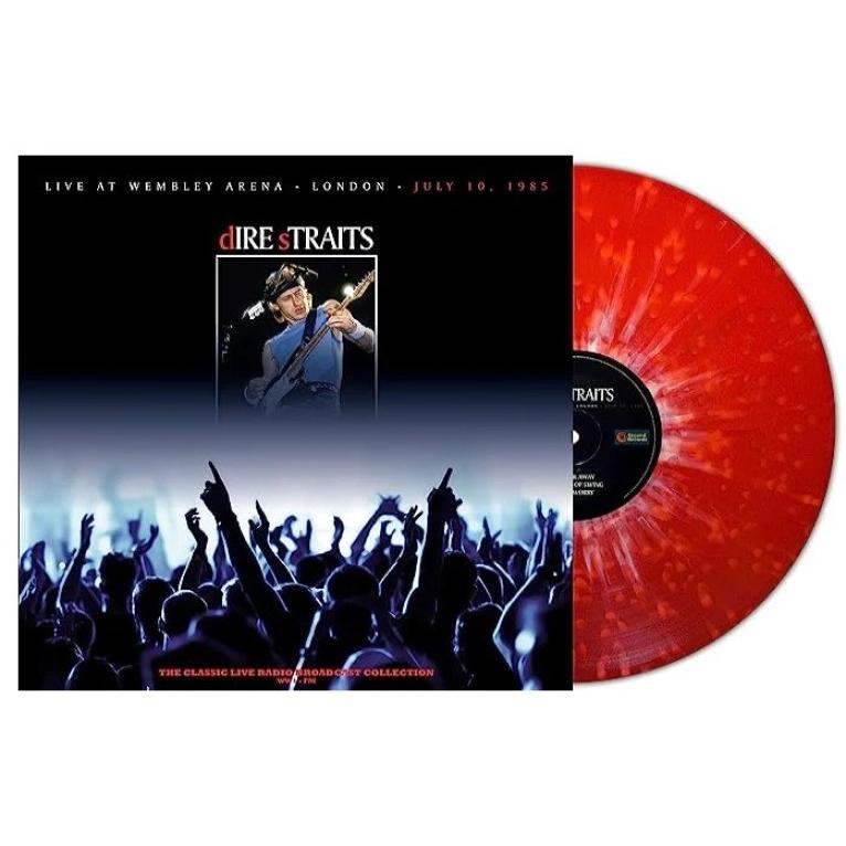 Dire Straits - Live At Wembley Arena, London, July 10, 1985 (limited, Colour Red/white Splatter, 180 Gr) - фото 2