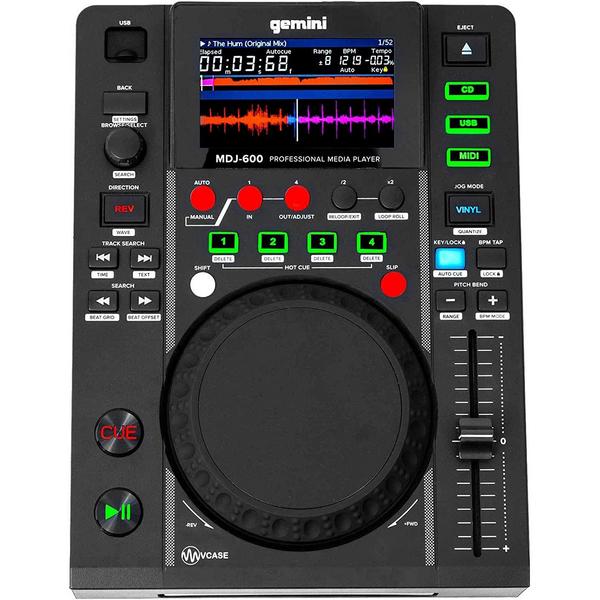 DJ контроллер Gemini DJ CD-проигрыватель  MDJ-600 - фото 2