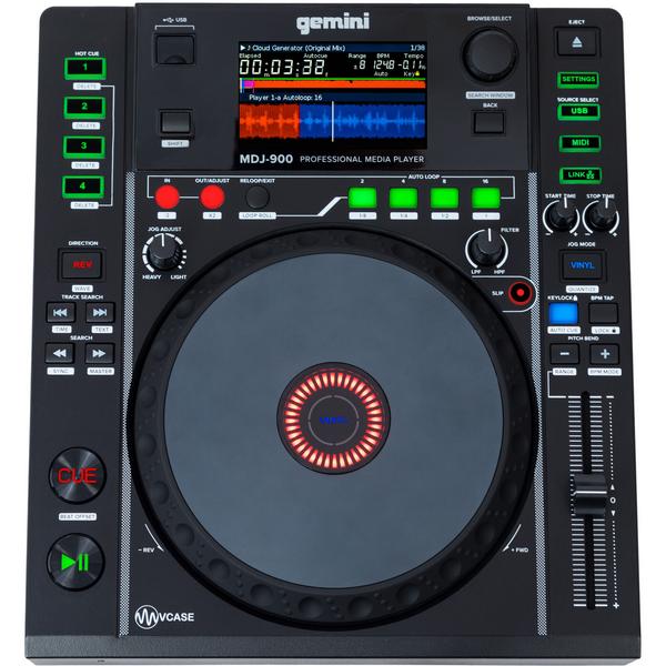 DJ контроллер Gemini DJ проигрыватель  MDJ-900 - фото 2