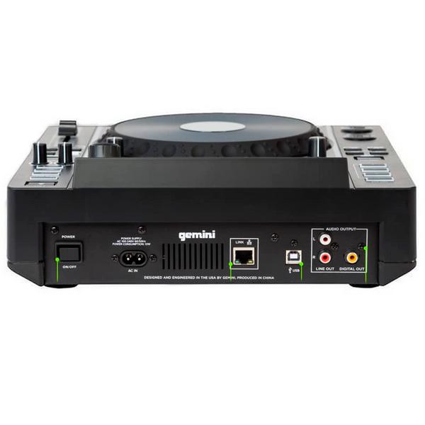DJ контроллер Gemini DJ проигрыватель  MDJ-900 - фото 3