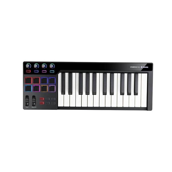 MIDI-клавиатура Donner Music D-25 клавиатура для ноутбука sony vaio vpc sb2x9r b черная с подсветкой без рамки