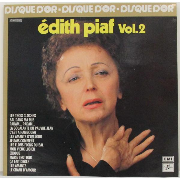 Винтажная виниловая пластинка EDITH PIAF - LE DISQUE D'OR D'EDITH PIAF (VOL. 2)