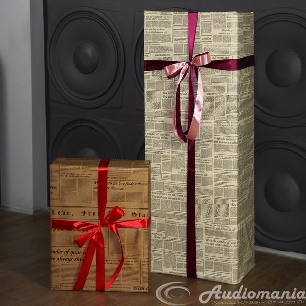 Эксклюзивная подарочная упаковка крупногабаритного товара PREMIUM от Audiomania