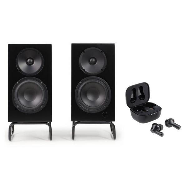 

Активная полочная акустика ELAC, Комплект Adsum ConneX DCB41 Black + Radiotehnika Impulse T1 Black