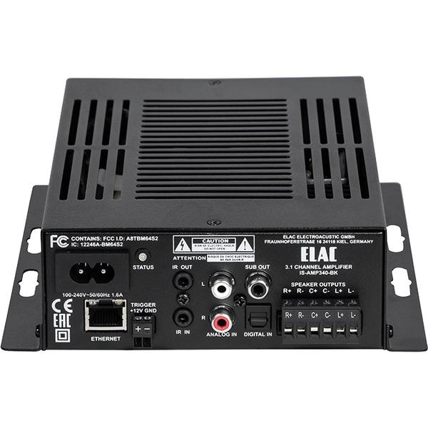 Многоканальный усилитель мощности ELAC Integrator IS-AMP340 Black кабель rca rca цифровой коаксиальный аудиокабель кабель сабвуфера spdif стерео разъем для усилителя тв hi fi сабвуфера toslink