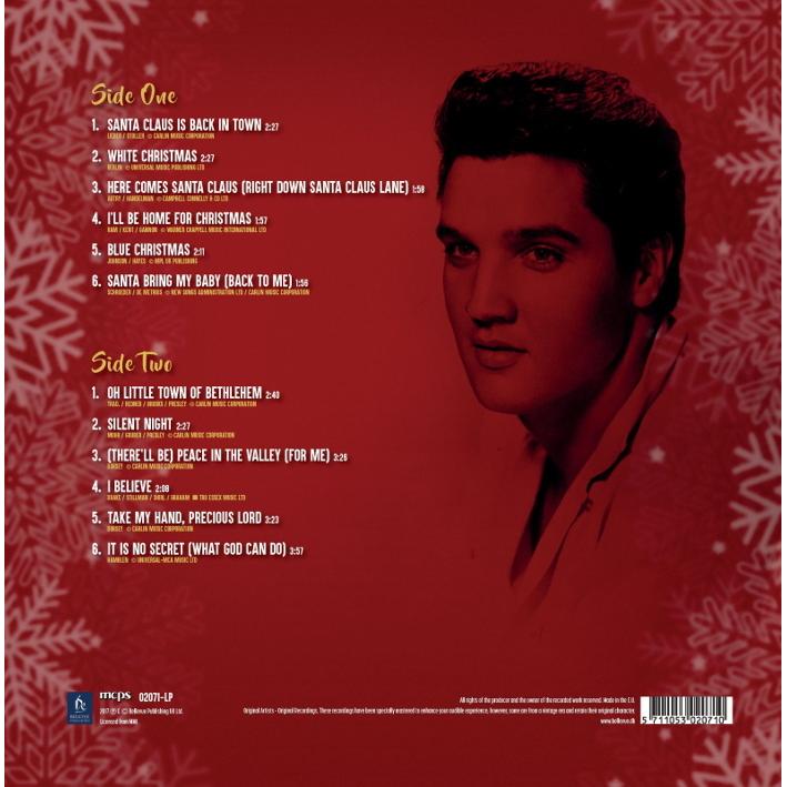 Новогодний подарочный набор  ELVIS CHRISTMAS ALBUM. MIDDLE  с виниловой пластинкой Элвиса Пресли - фото 5