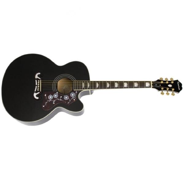 

Гитара электроакустическая Epiphone, EJ-200SCE Black (уценённый товар)