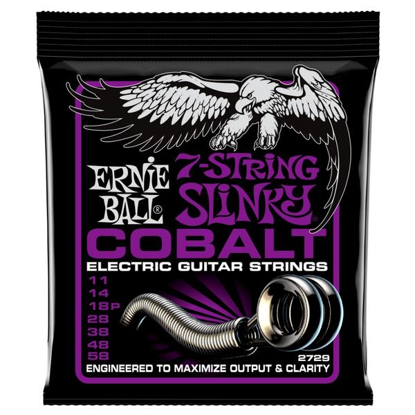 Струны для электрогитары Ernie Ball 2729 струны для 7 ми струнной электрогитары dr string nye7 10