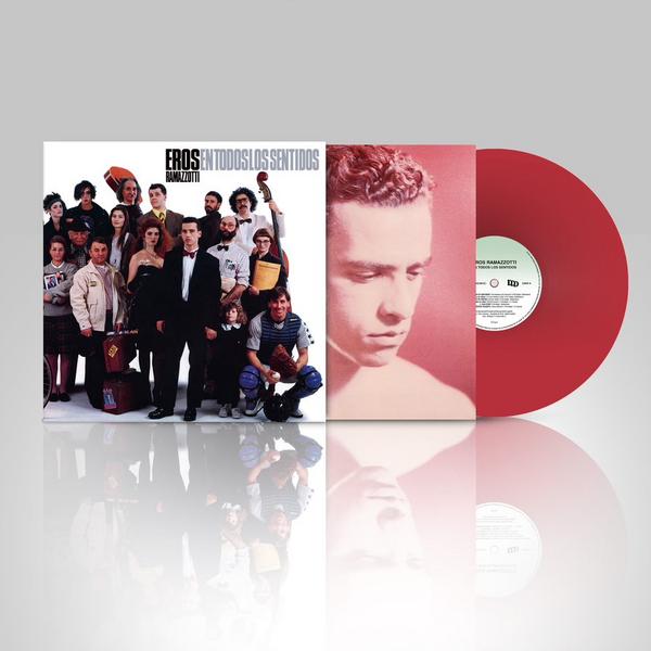 Eros Ramazzotti Eros Ramazzotti - En Todos Los Sentidos (colour) eros ramazzotti – en todos los sentidos spanish version coloured red vinyl lp