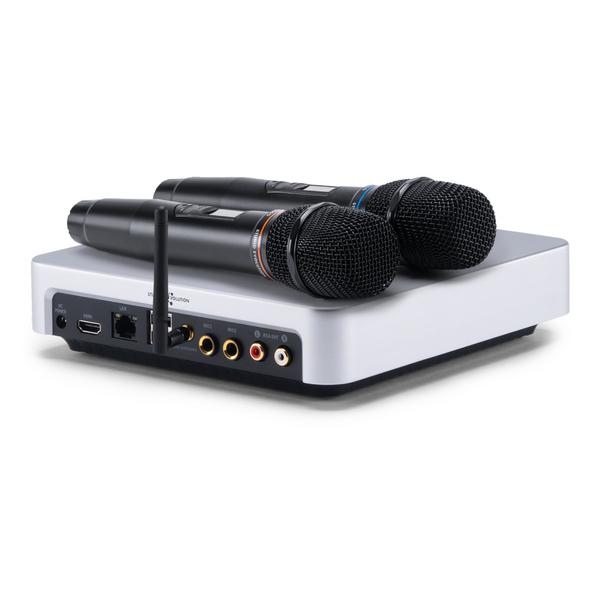 Караоке-система Evolution Комплект для караоке  EVOBOX PLUS с микрофонами и саундбаром Silver/Pearl Комплект для караоке  EVOBOX PLUS с микрофонами и саундбаром Silver/Pearl - фото 3