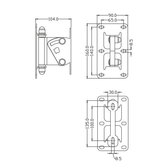 

Кронштейн для профессиональной акустики FDB Audio, WB4 White