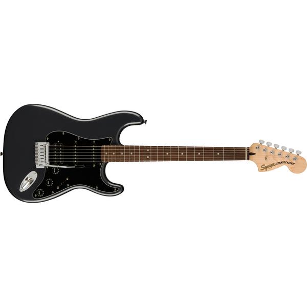 Гитарный комплект Fender Squier Affinity Stratocaster HSS Pack LRL Charcoal Frost Metallic - фото 2