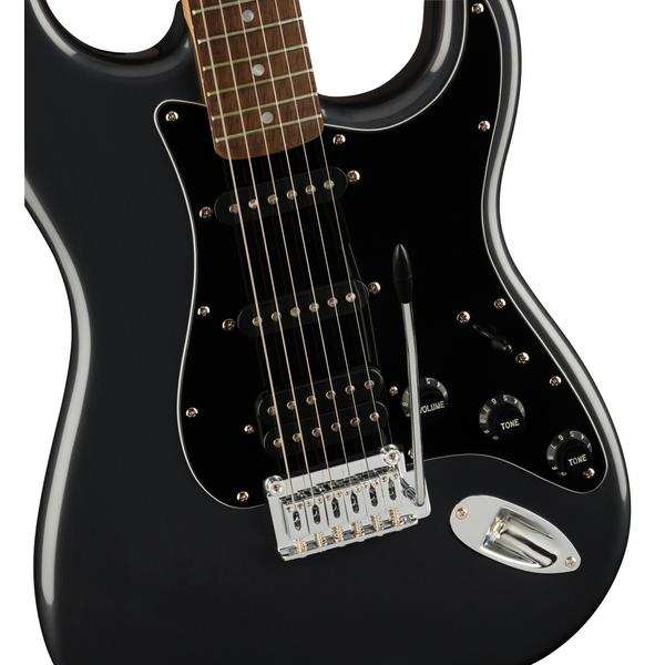 Гитарный комплект Fender Squier Affinity Stratocaster HSS Pack LRL Charcoal Frost Metallic - фото 5