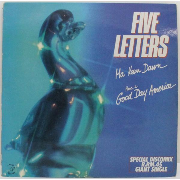 Винтажная виниловая пластинка FIVE LETTERS - MA KEEN DAWN / HAVE A GOOD DAY AMERICA