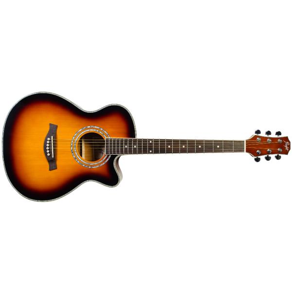 Акустическая гитара Flight F-230C Sunburst акустическая гитара с аксессуарами flight f 230c natural bundle 1