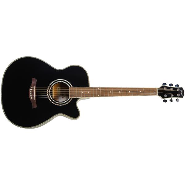 Акустическая гитара Flight F-230C Black акустическая гитара с аксессуарами flight f 230c natural bundle 1