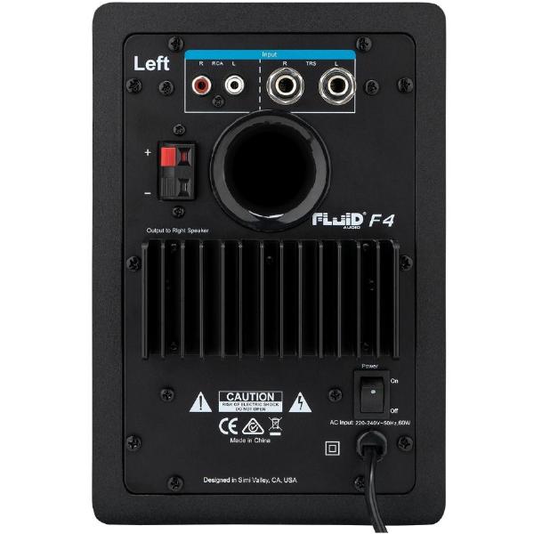 Мониторы для мультимедиа Fluid Audio F4 (уценённый товар) F4 (уценённый товар) - фото 2