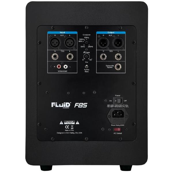 Студийный сабвуфер Fluid Audio F8S (уценённый товар) F8S (уценённый товар) - фото 2