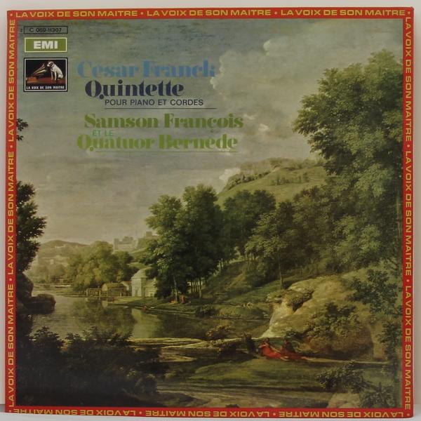 Винтажная виниловая пластинка FRANCK - QUINTETTE EN FA MINEUR POUR PIANO ET CORDES (SAMSON FRANCOIS)