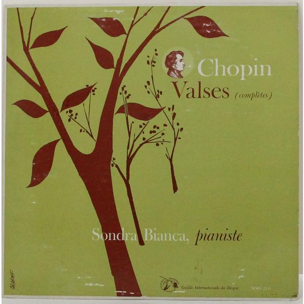 Винтажная виниловая пластинка FREDERIC CHOPIN - LES VALSES (SONDRA BIANCA)